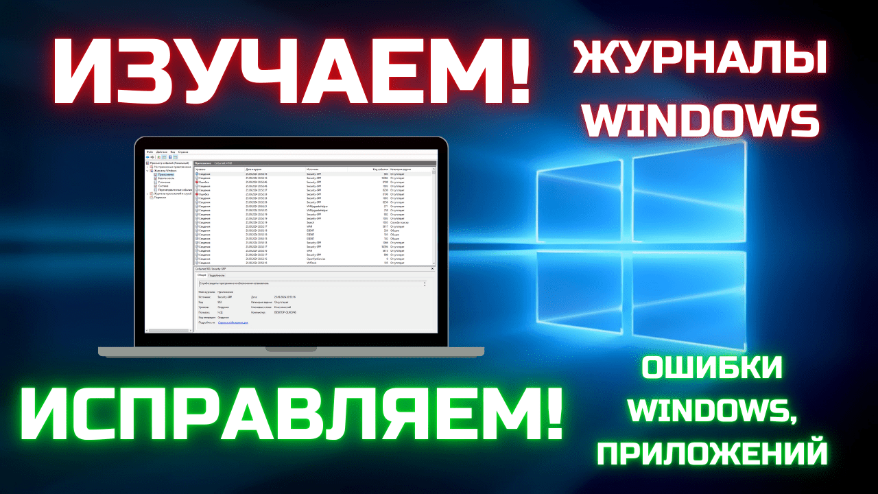 Что такое журналы событий Windows? Как ими пользоваться для исправления ошибок Windows и приложений/игр