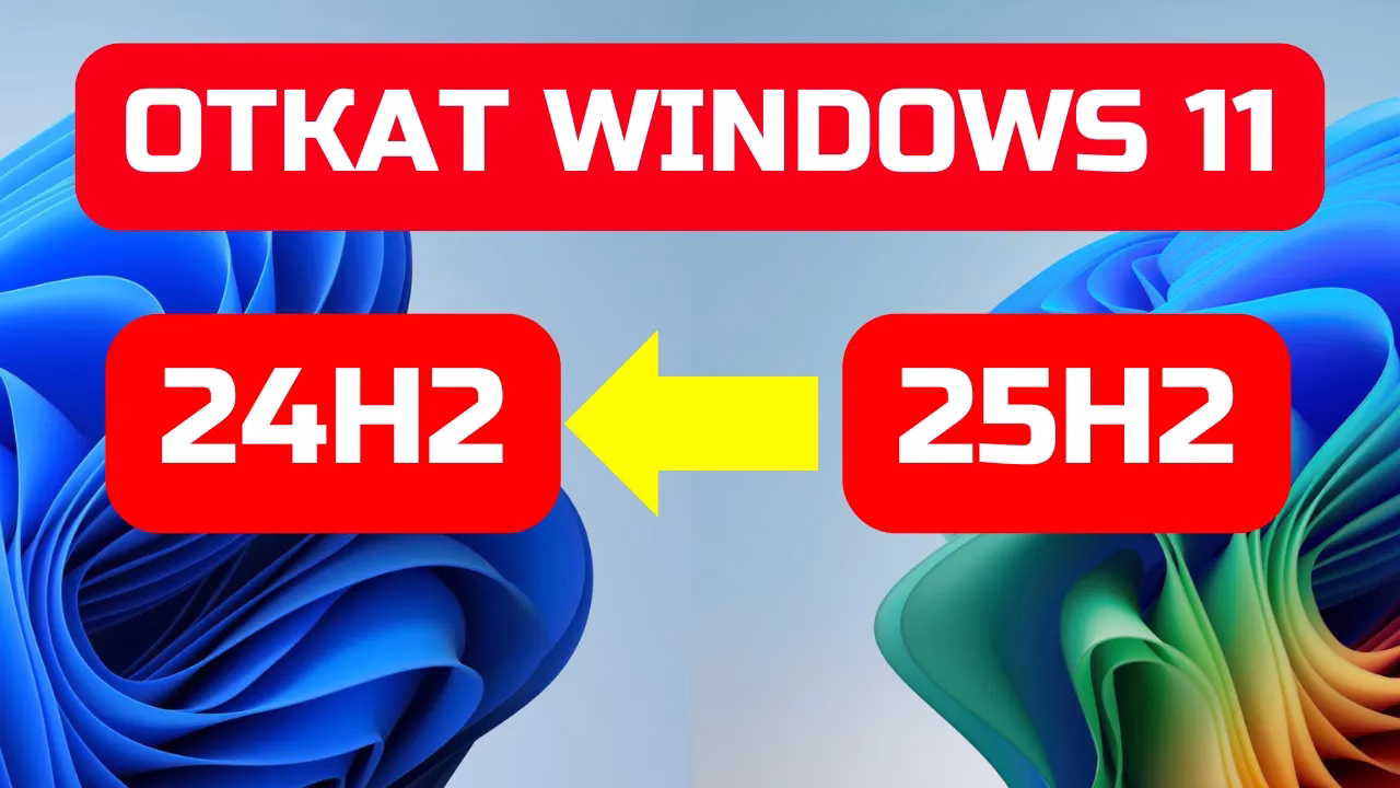 Как откатить Windows 11 25H2 до более ранних версий