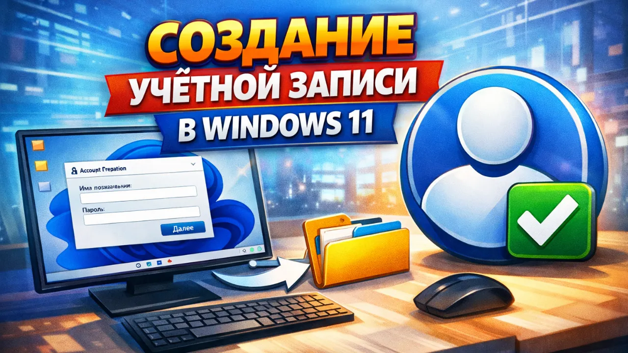Как создать локальную учётную запись в Windows 11