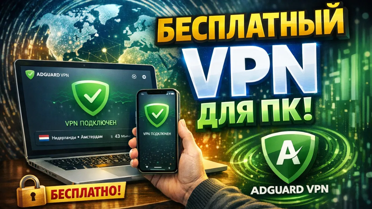 AdGuard VPN для Windows и MacOS — полный обзор, функции и бесплатные возможности (2026)