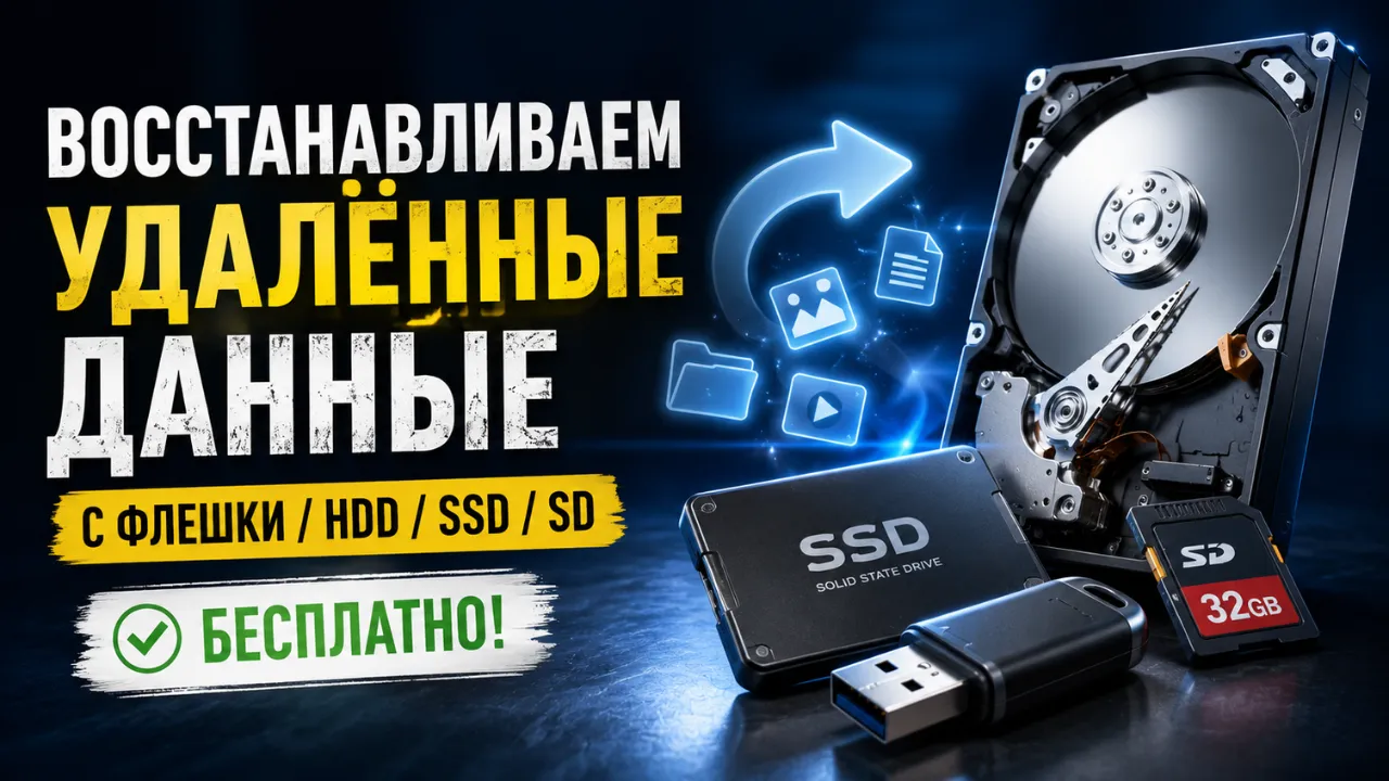 Как восстановить удалённые файлы с флешки, HDD, SSD и SD-карты — инструкция Recuva