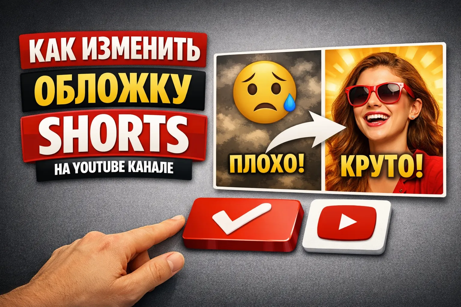 Как изменить обложку Shorts на YouTube — 3 рабочих способа в 2026 году