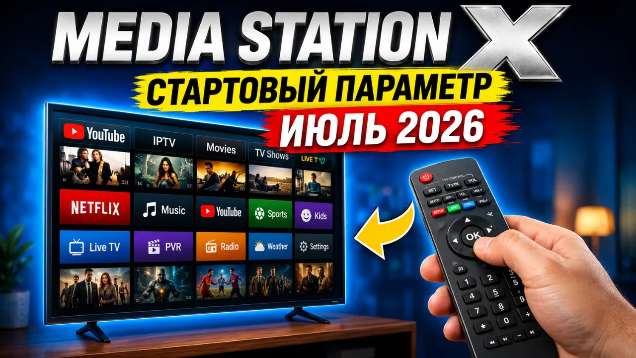 Media Station X: настройка стартового параметра msx.appfxml.com (июль 2026) — полное руководство