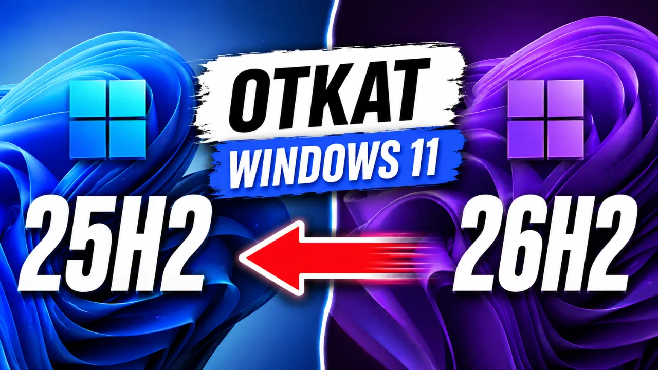 Как откатить Windows 11 26H2 до Windows 11 25H2 с сохранением данных