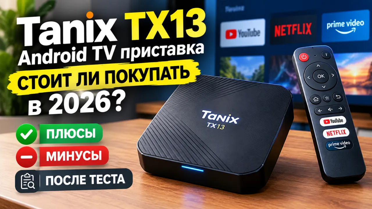 Tanix TX13 — обзор Android TV приставки, характеристики, плюсы и минусы