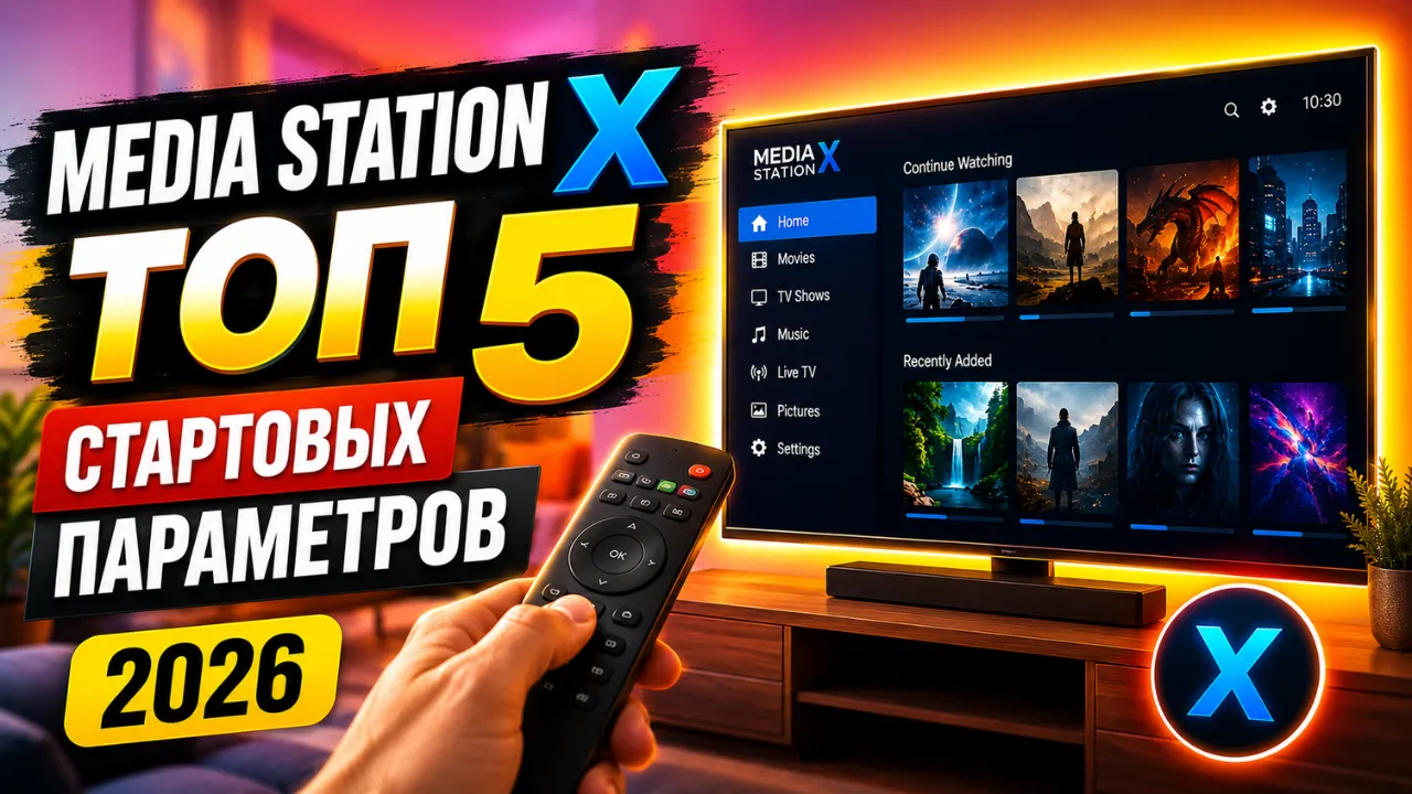 Media Station X — ТОП 5 актуальных стартовых параметров 2026 года