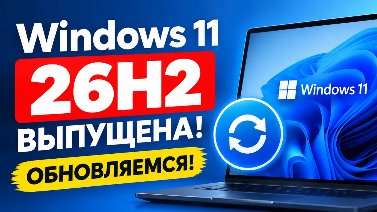 Windows 11 26H2 выпущена — как обновиться до новой версии Windows 11