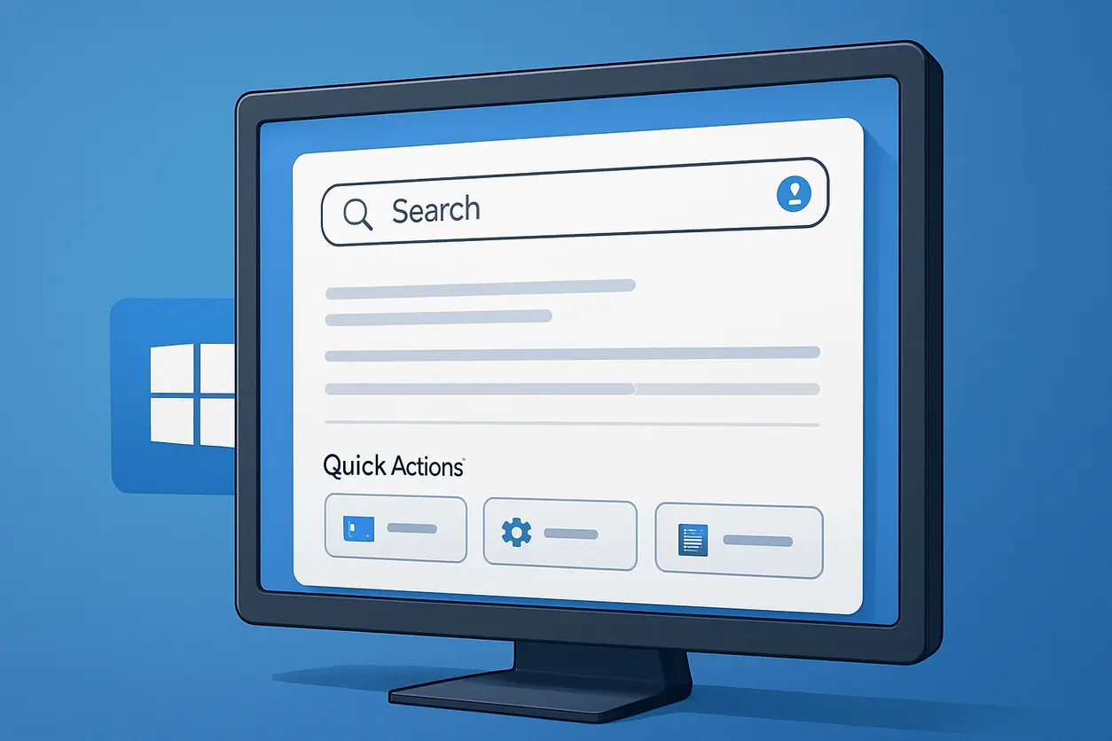 В Windows Insider появилась обновлённая «Поиск»: меньше визуального шума и быстрые действия